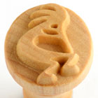 MKM Kokopelli 2.5cm wood stamp